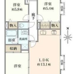 ペット可♪南東向角部屋で陽当り良好♪
