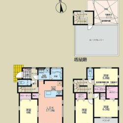 広々としたルーフバルコニー付住宅♪
