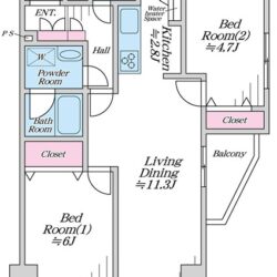 リノベ済！角部屋で明るい室内♪