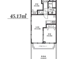 ペット可♪角部屋・専用庭付き！