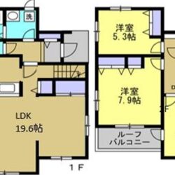 リノベ済！LDK19帖超の広々空間♪
