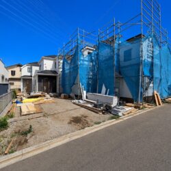 新規3棟現場♪小学校まで徒歩2分！